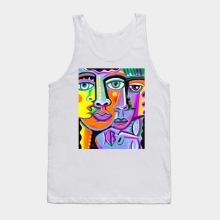 Art faces Tank Top